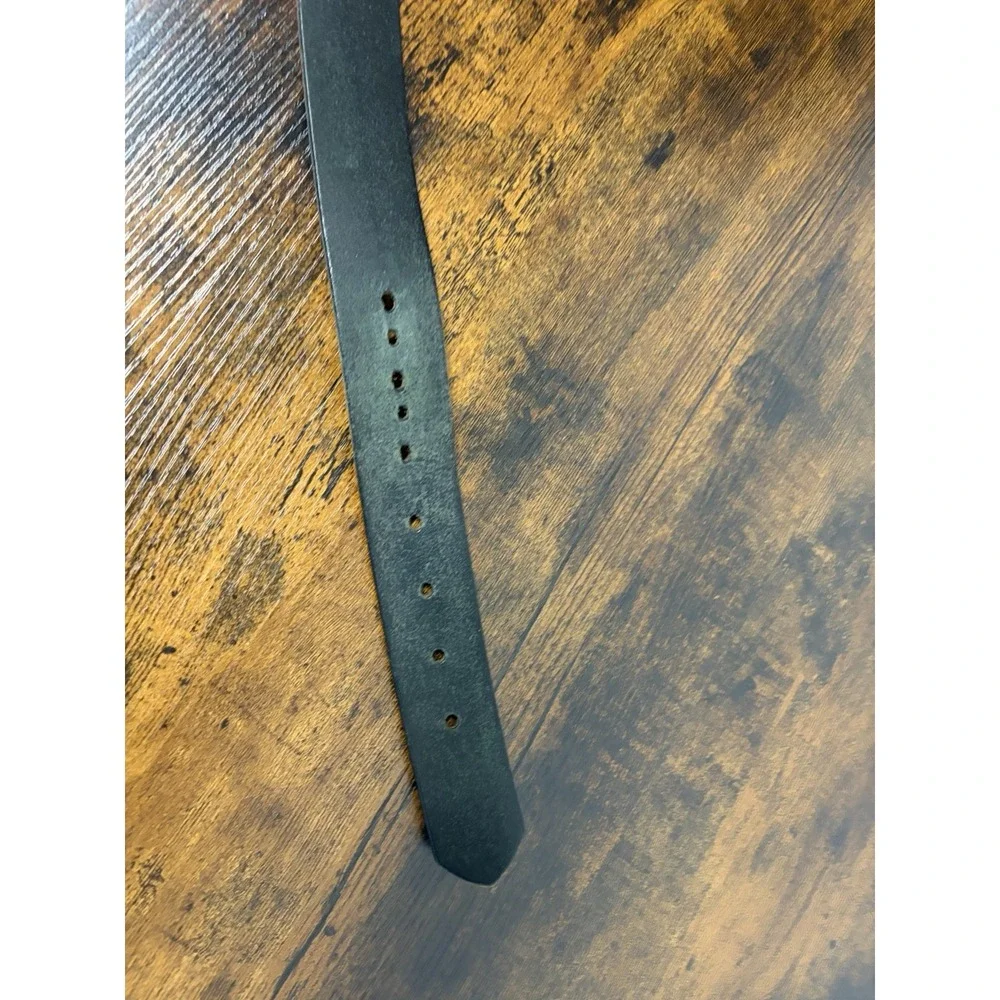 Boston Leather Off-Duty Belt 1.5 inch Wide Black  Size 36 USA Made Men's Belt